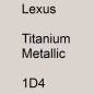 Preview: Lexus, Titanium Metallic, 1D4.